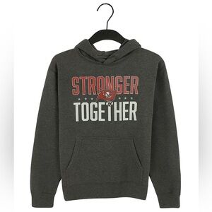 Tampa Bay Fanatics Men's StrongerTogether Fitted Pullover Hoodie Medium